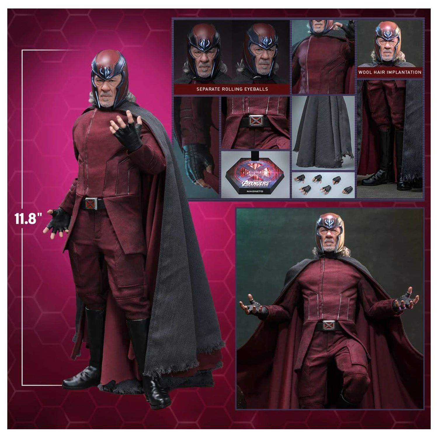 Avengers: Doomsday Movie Masterpiece akčná figúrka 1/6 Magneto 30 cm produktová fotografia