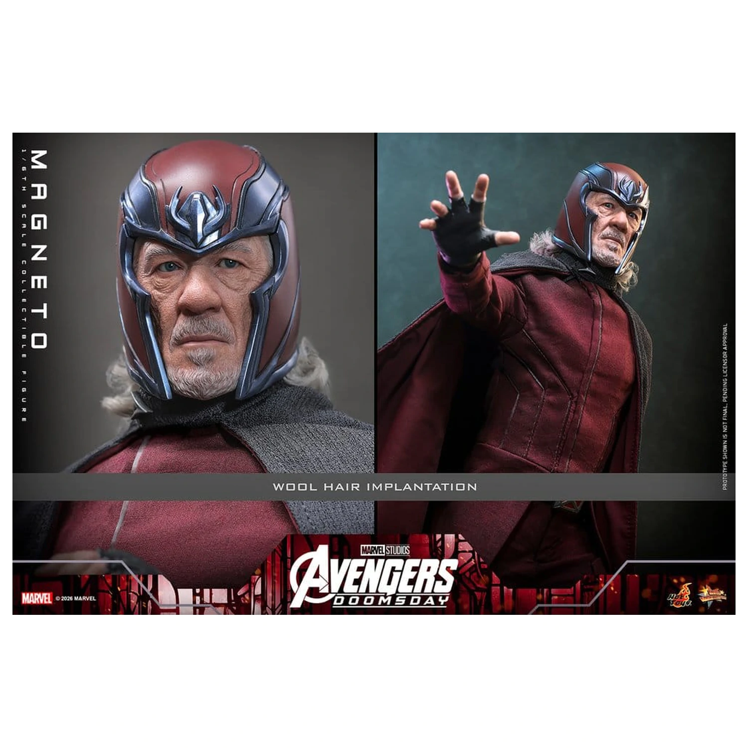 Avengers: Doomsday Movie Masterpiece akčná figúrka 1/6 Magneto 30 cm produktová fotografia