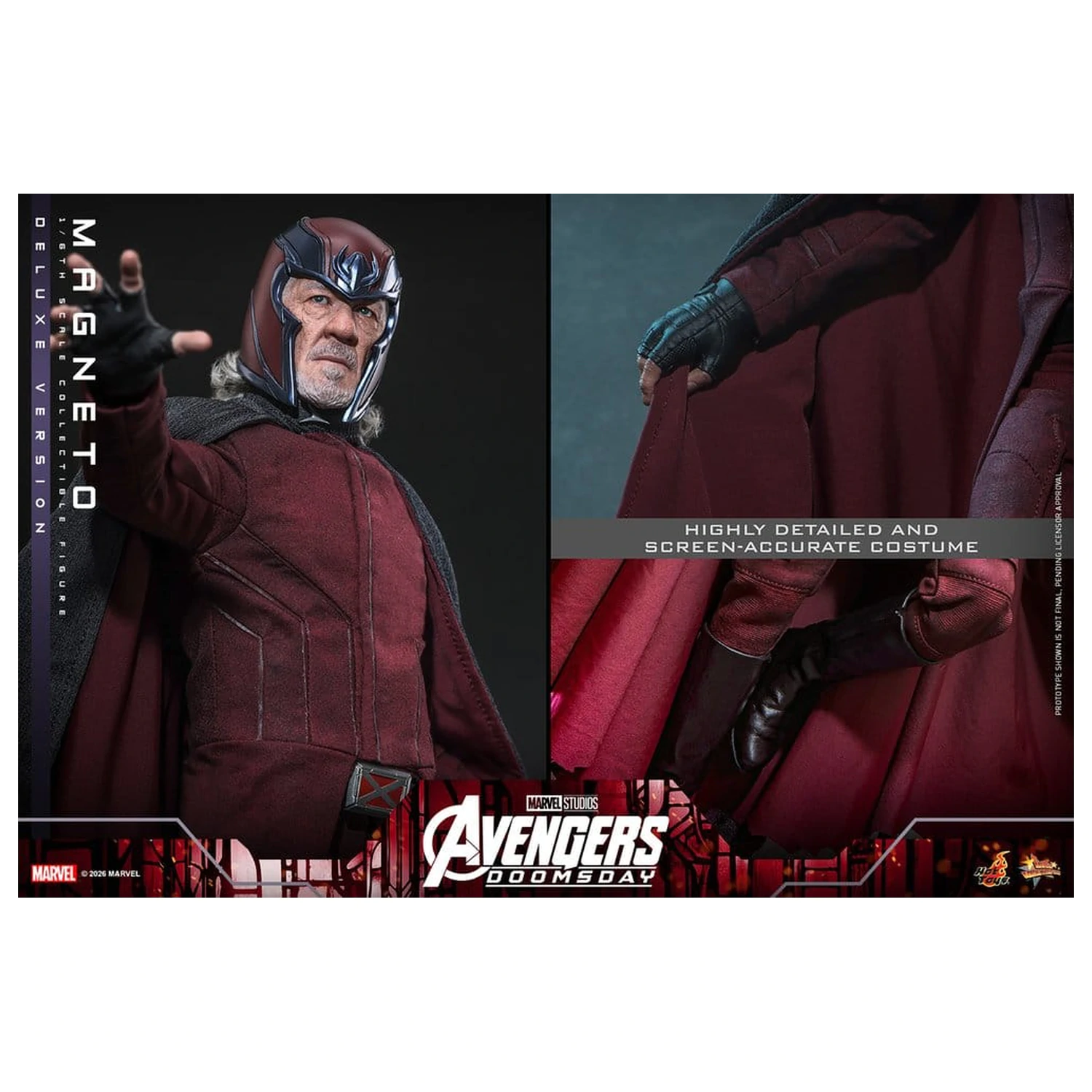 Avengers: Doomsday Movie Masterpiece akčná figúrka 1/6 Magneto (Deluxe Version) 30 cm produktová fotografia