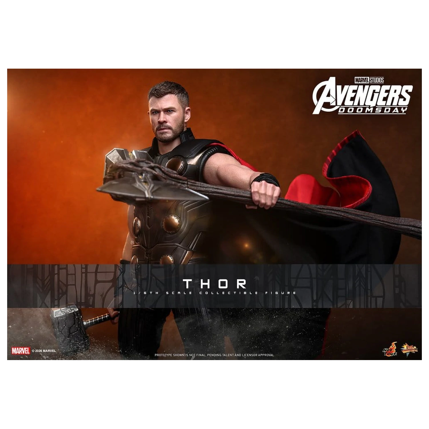 Avengers: Doomsday Movie Masterpiece akčná figúrka 1/6 Thor 32 cm produktová fotografia