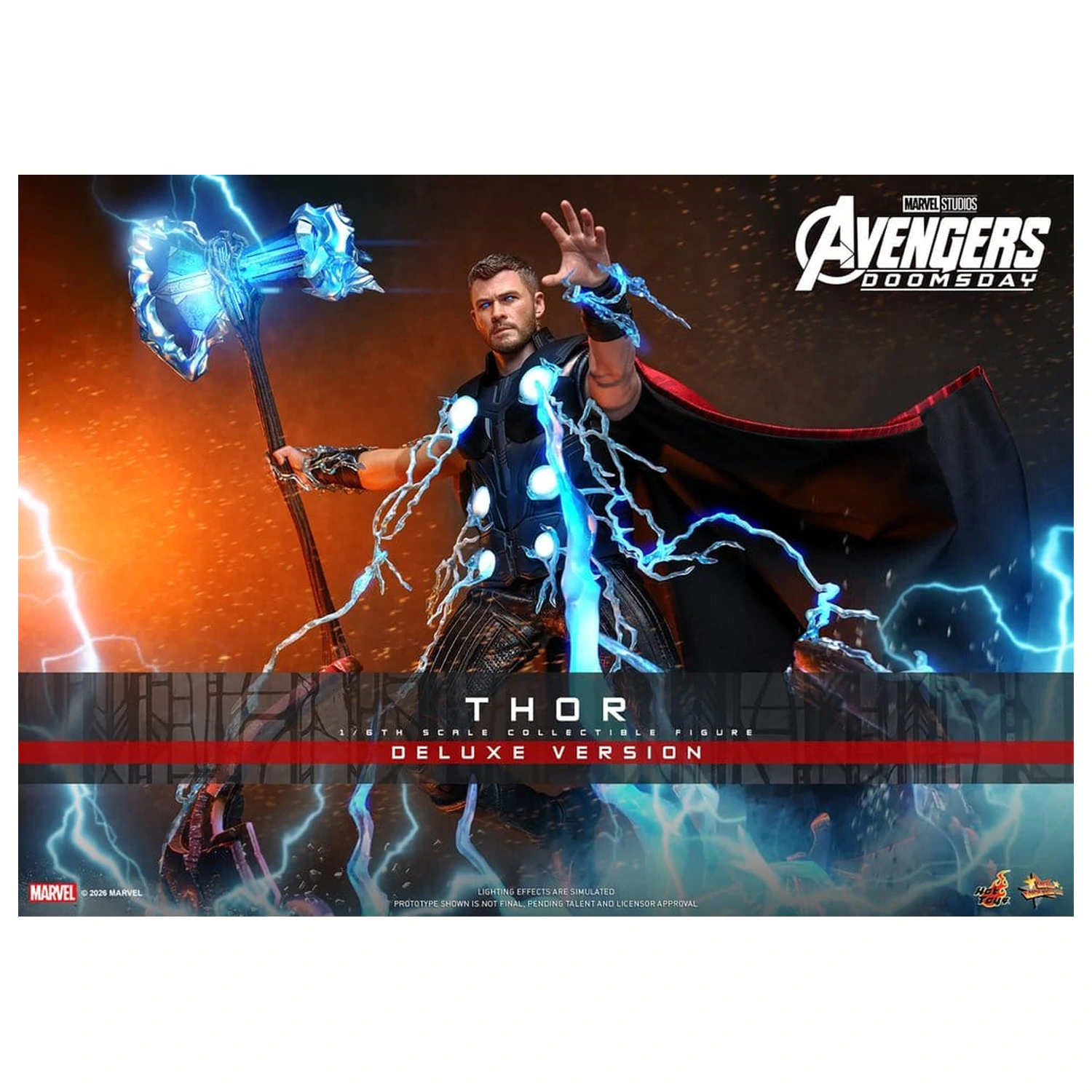 Avengers: Doomsday Movie Masterpiece akčná figúrka 1/6 Thor (Deluxe Version) 32 cm produktová fotografia