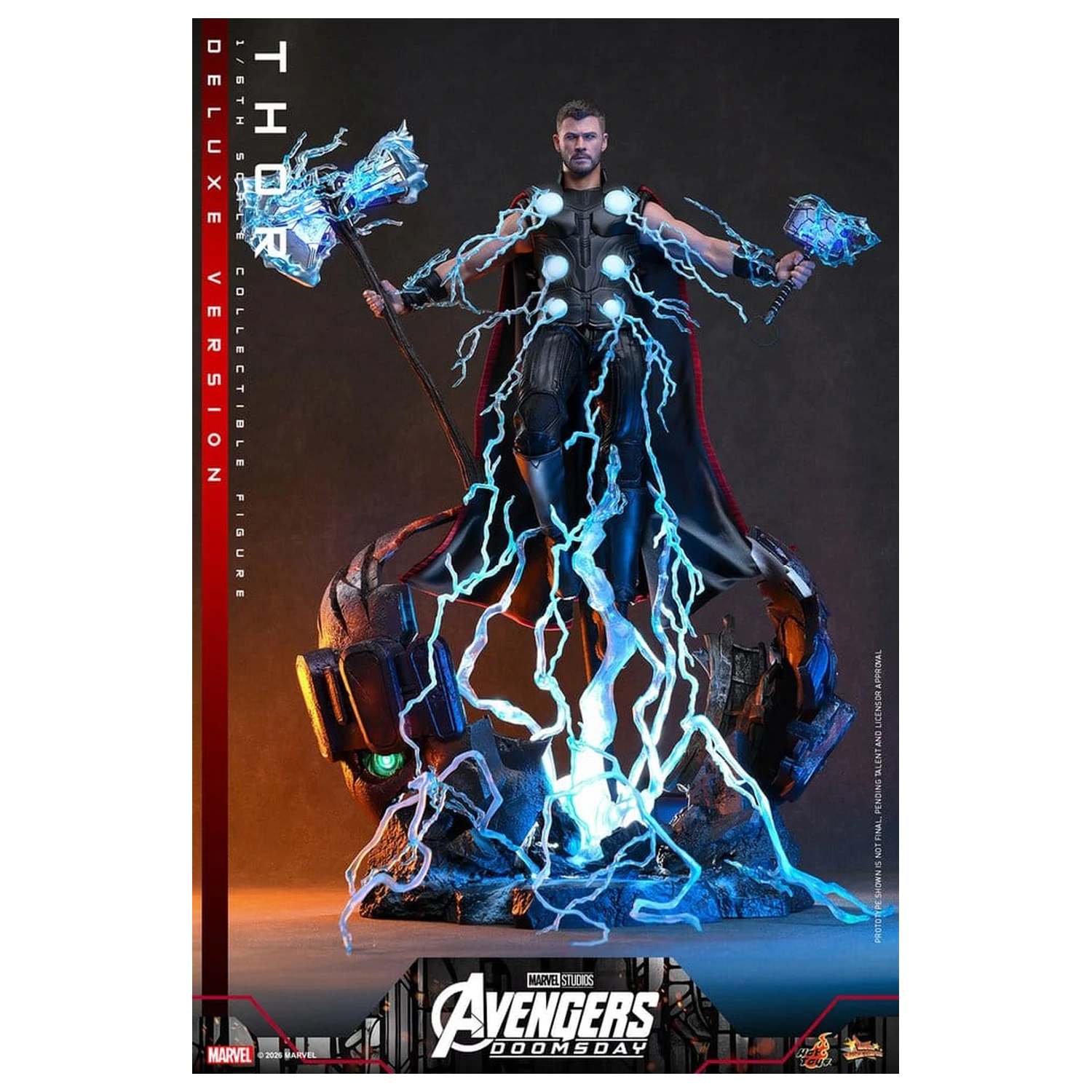 Avengers: Doomsday Movie Masterpiece akčná figúrka 1/6 Thor (Deluxe Version) 32 cm produktová fotografia