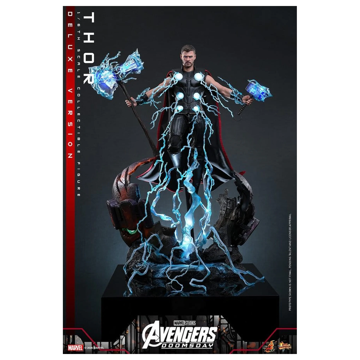 Avengers: Doomsday Movie Masterpiece akčná figúrka 1/6 Thor (Deluxe Version) 32 cm produktová fotografia