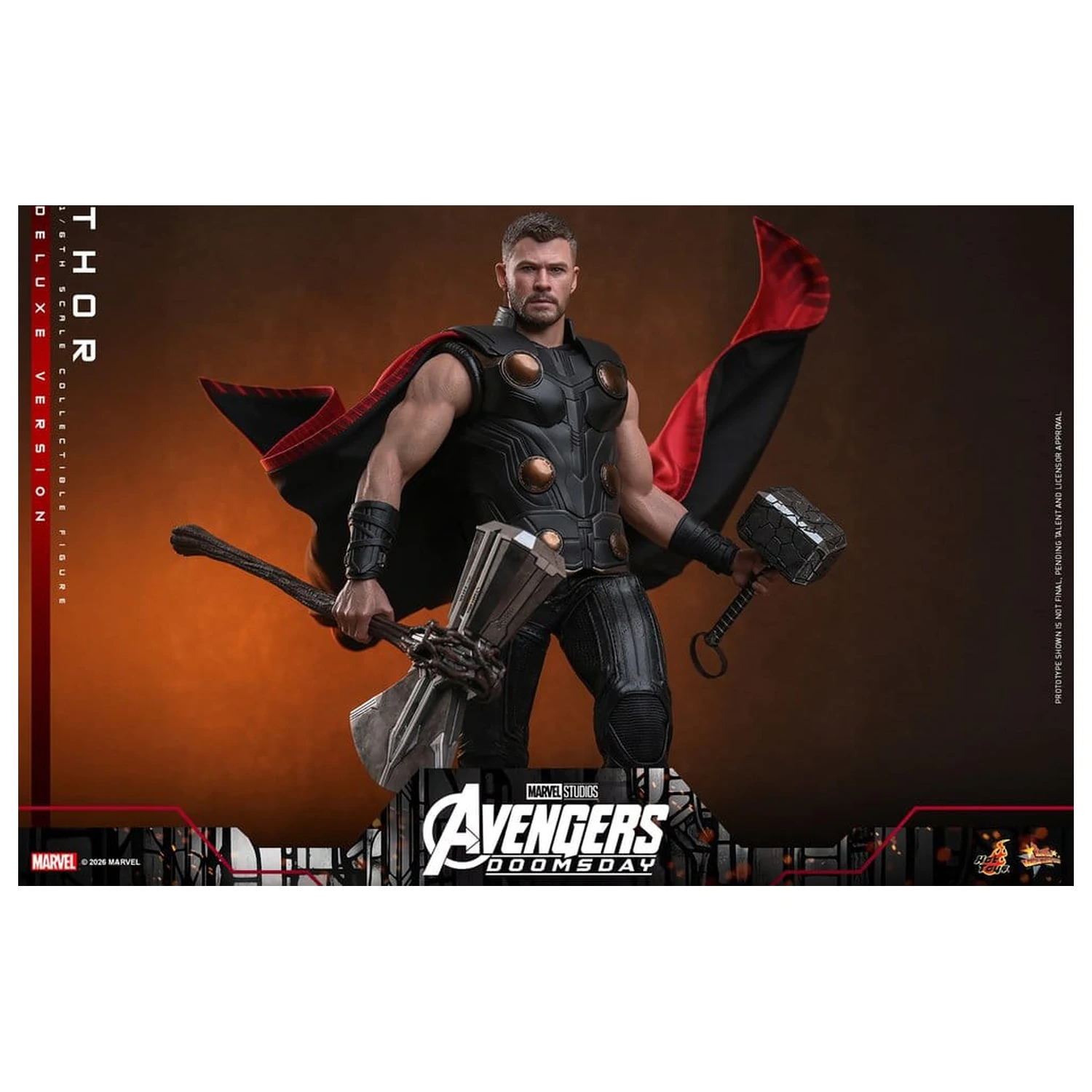 Avengers: Doomsday Movie Masterpiece akčná figúrka 1/6 Thor (Deluxe Version) 32 cm produktová fotografia