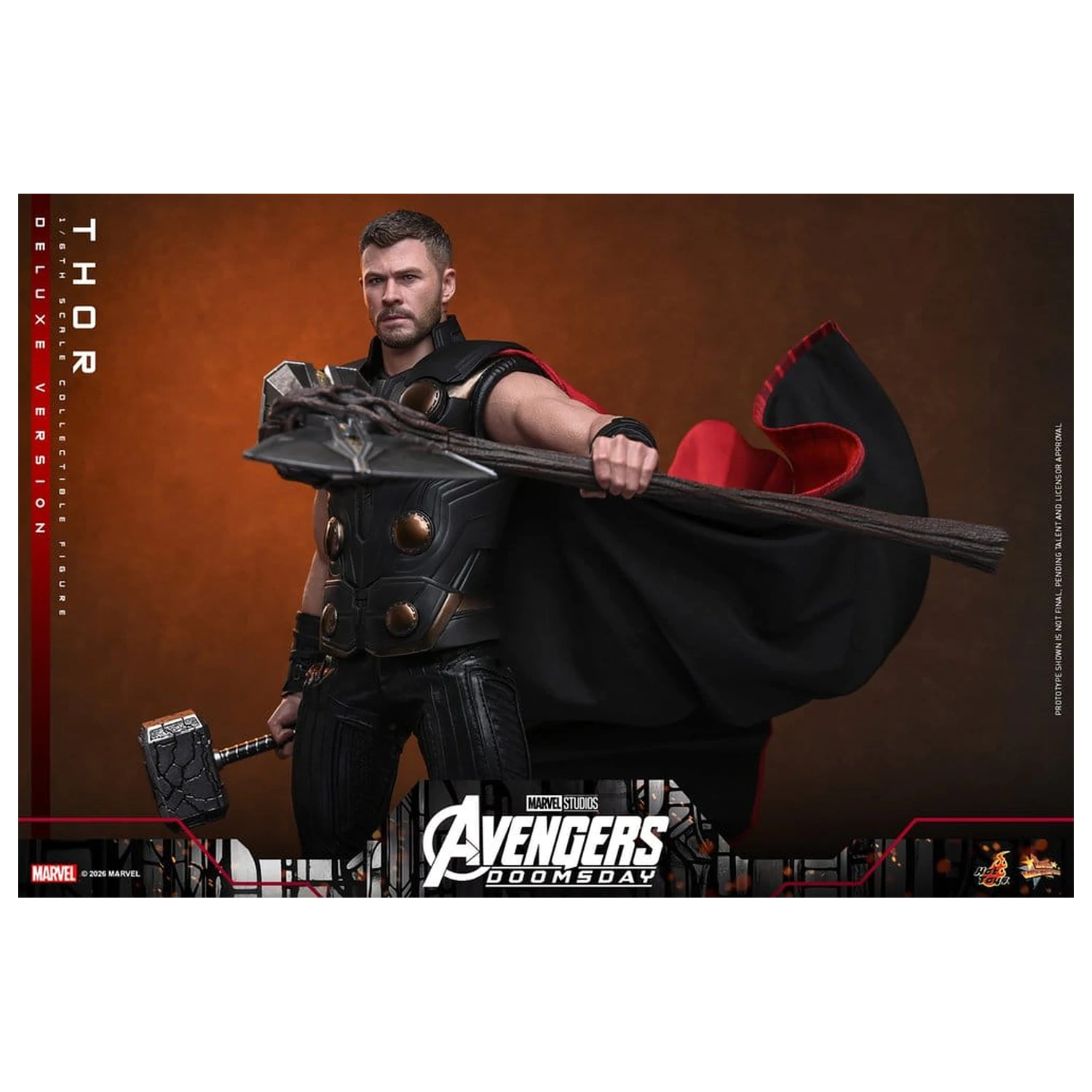 Avengers: Doomsday Movie Masterpiece akčná figúrka 1/6 Thor (Deluxe Version) 32 cm produktová fotografia