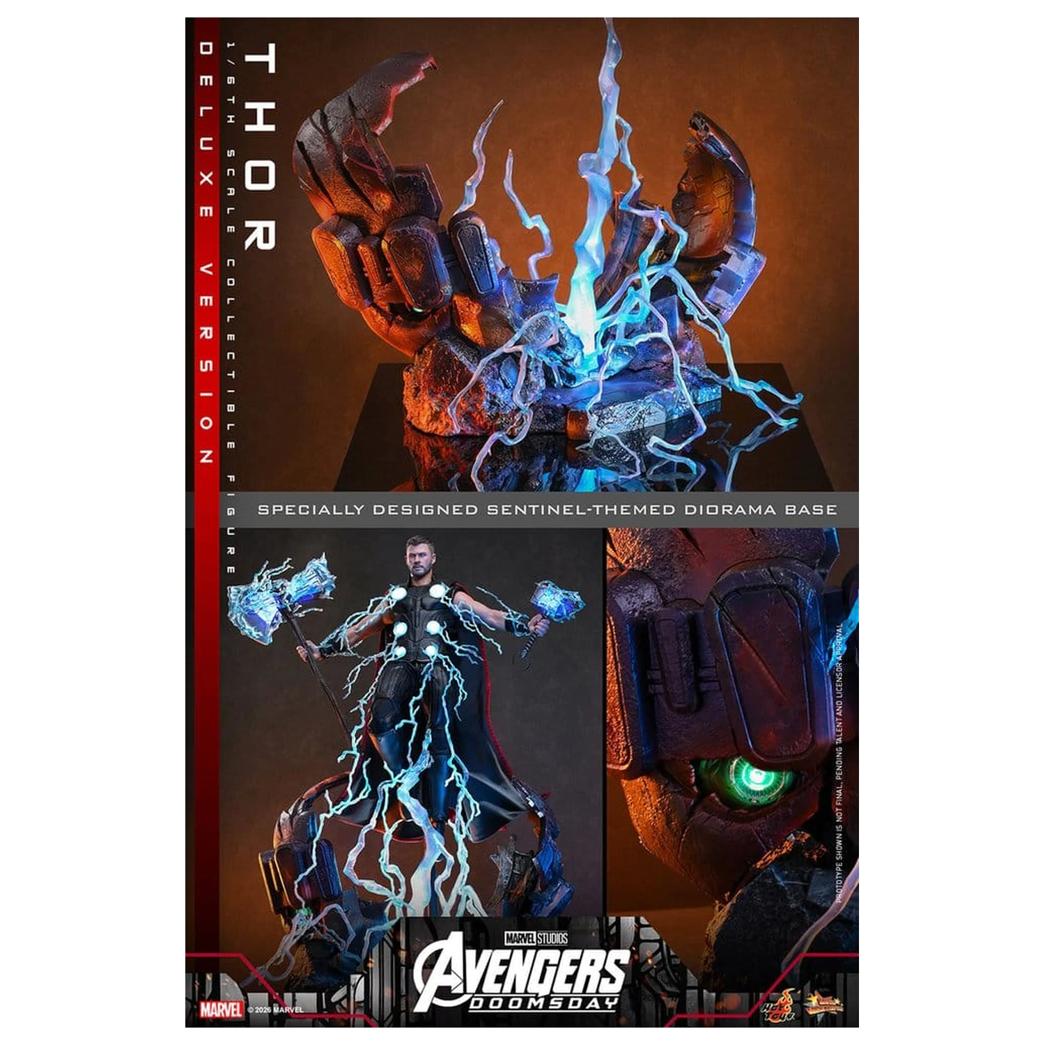 Avengers: Doomsday Movie Masterpiece akčná figúrka 1/6 Thor (Deluxe Version) 32 cm produktová fotografia