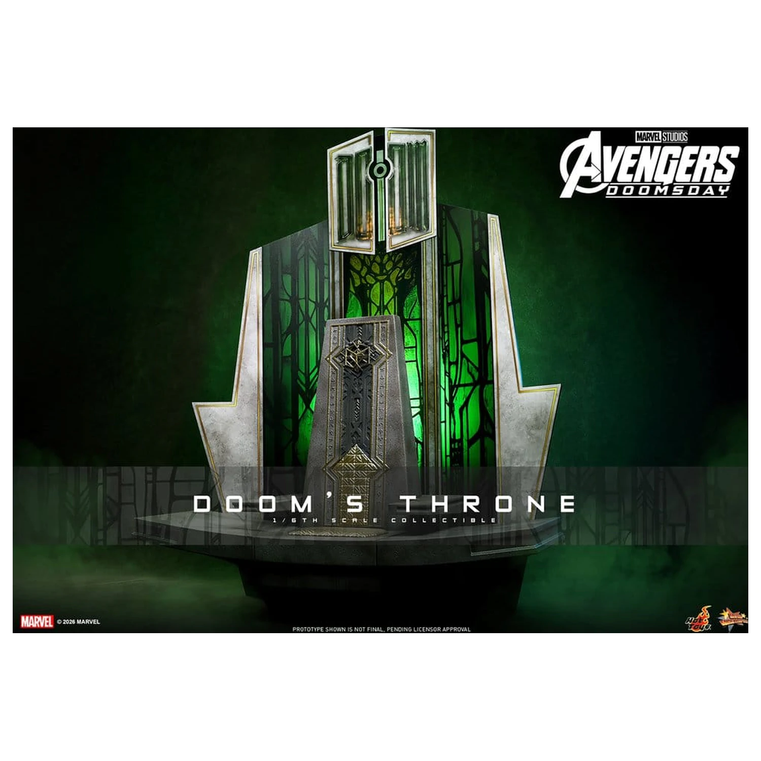 Avengers: Doomsday Movie Masterpiece Akčná figúrka Príslušenstvo 1/6 Doom's Throne 33 cm produktová fotografia