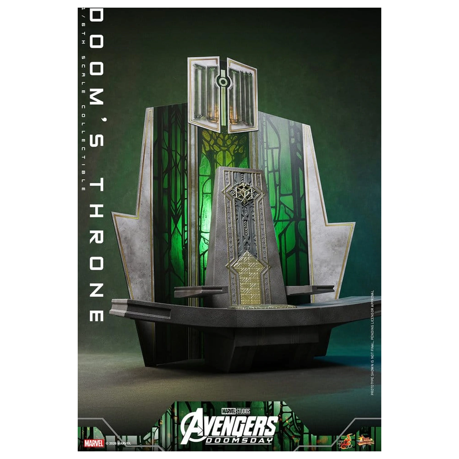Avengers: Doomsday Movie Masterpiece Akčná figúrka Príslušenstvo 1/6 Doom's Throne 33 cm produktová fotografia