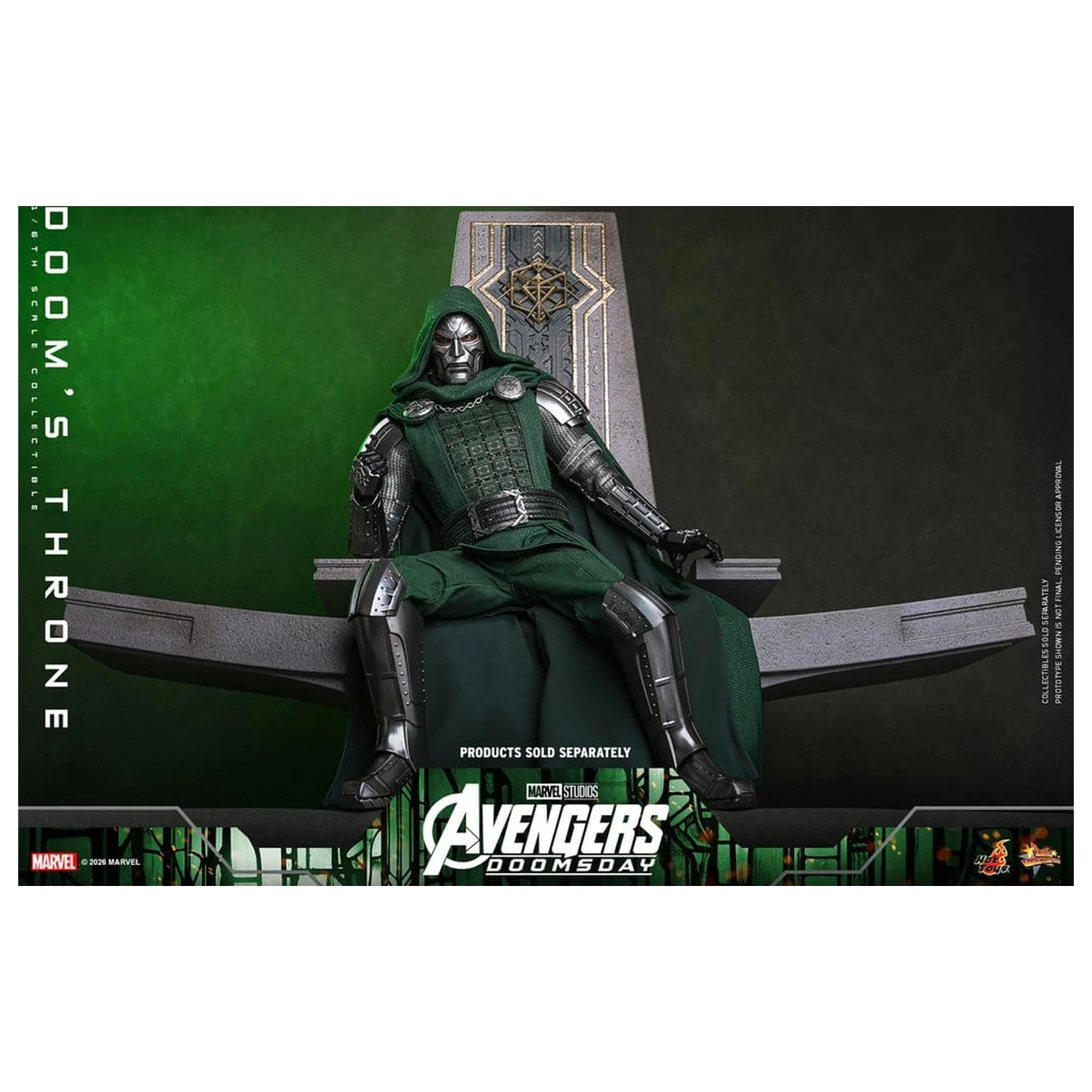 Avengers: Doomsday Movie Masterpiece Akčná figúrka Príslušenstvo 1/6 Doom's Throne 33 cm produktová fotografia