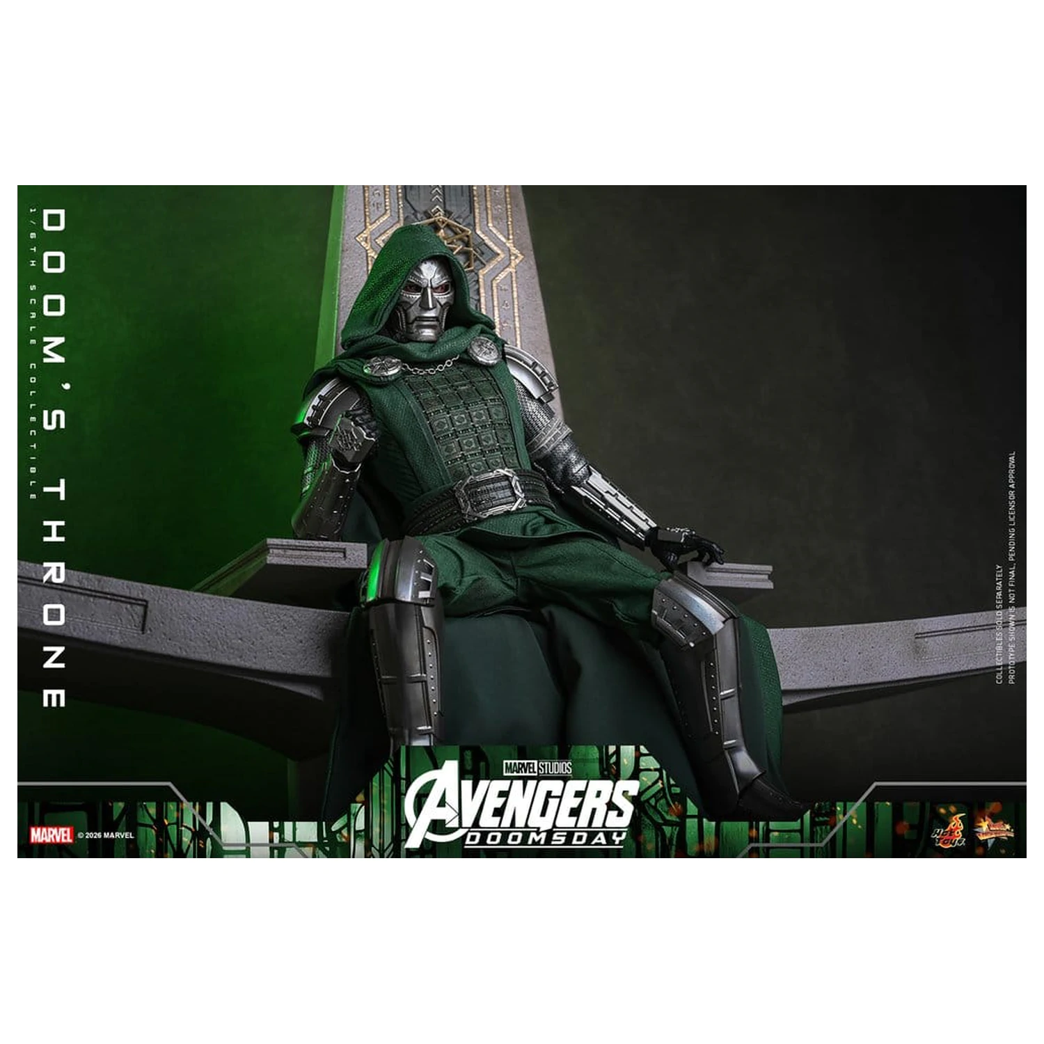 Avengers: Doomsday Movie Masterpiece Akčná figúrka Príslušenstvo 1/6 Doom's Throne 33 cm produktová fotografia