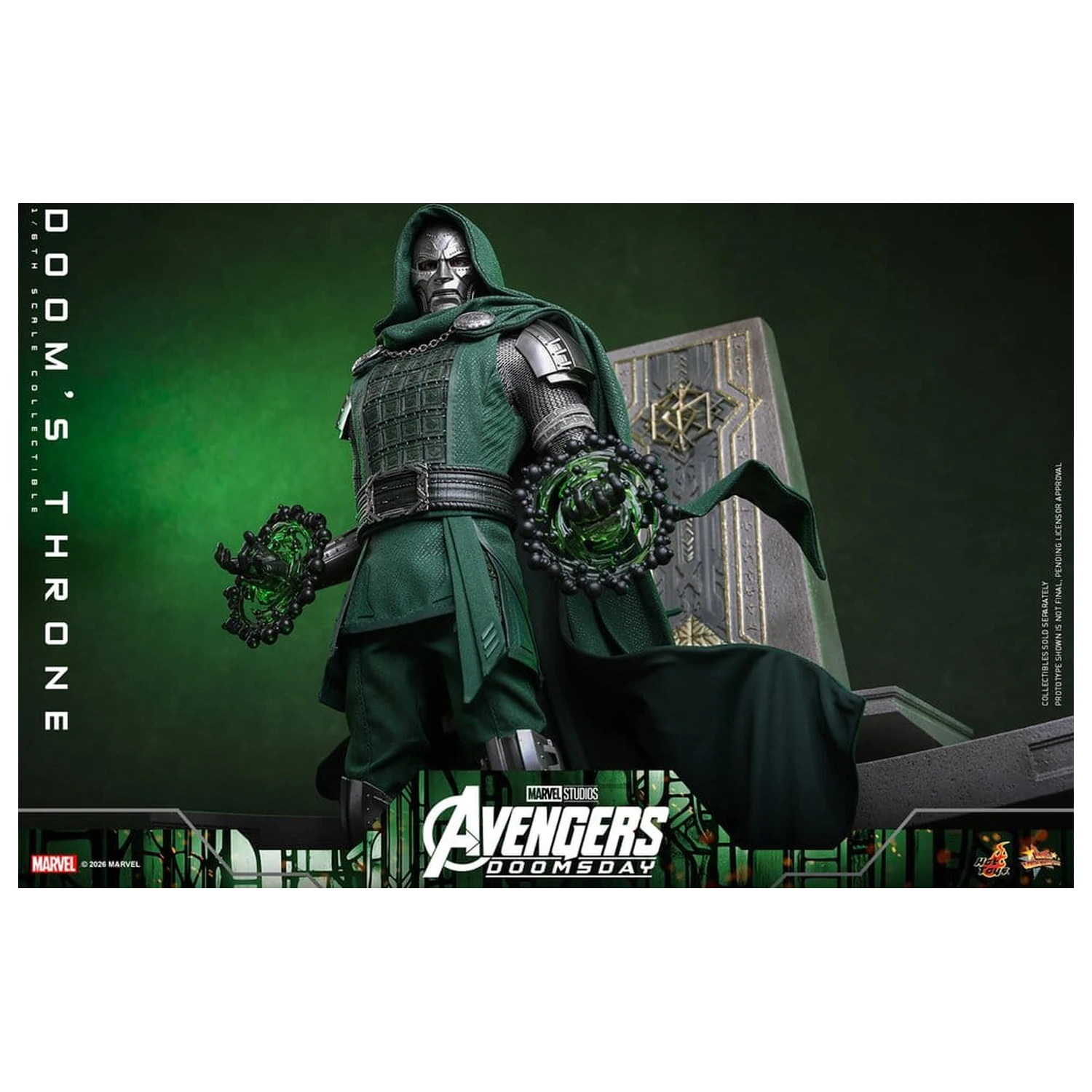 Avengers: Doomsday Movie Masterpiece Akčná figúrka Príslušenstvo 1/6 Doom's Throne 33 cm produktová fotografia