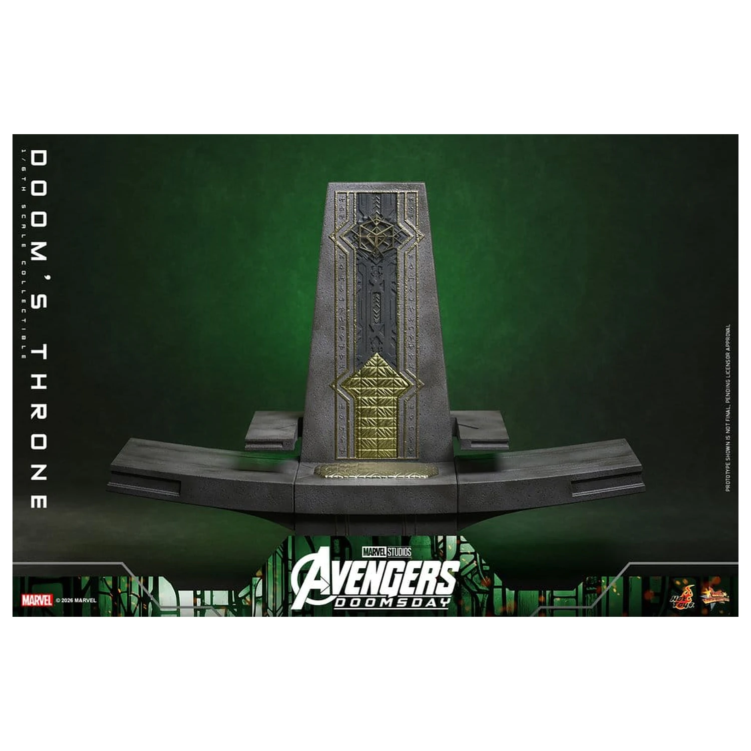 Avengers: Doomsday Movie Masterpiece Akčná figúrka Príslušenstvo 1/6 Doom's Throne 33 cm produktová fotografia