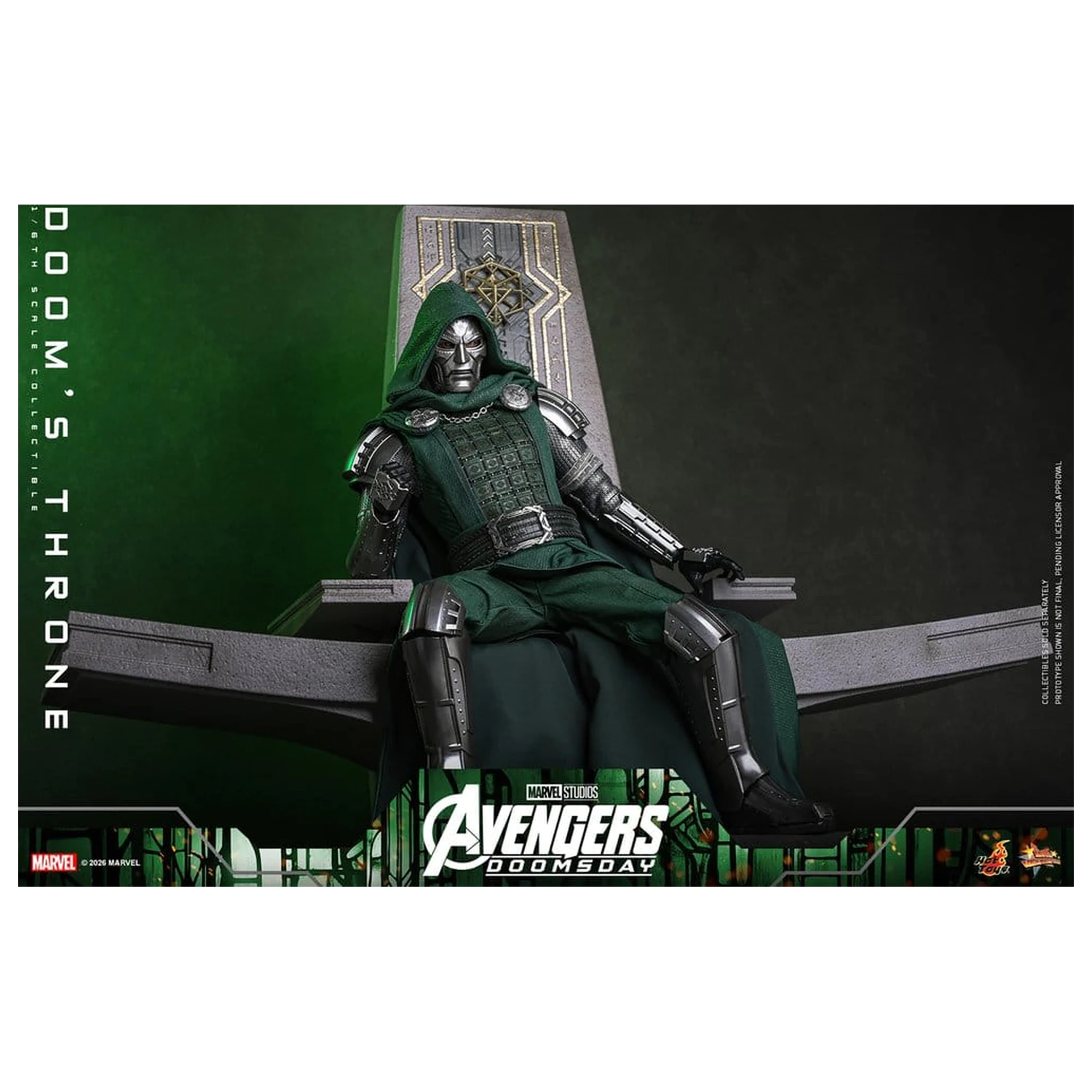 Avengers: Doomsday Movie Masterpiece Akčná figúrka Príslušenstvo 1/6 Doom's Throne 33 cm produktová fotografia
