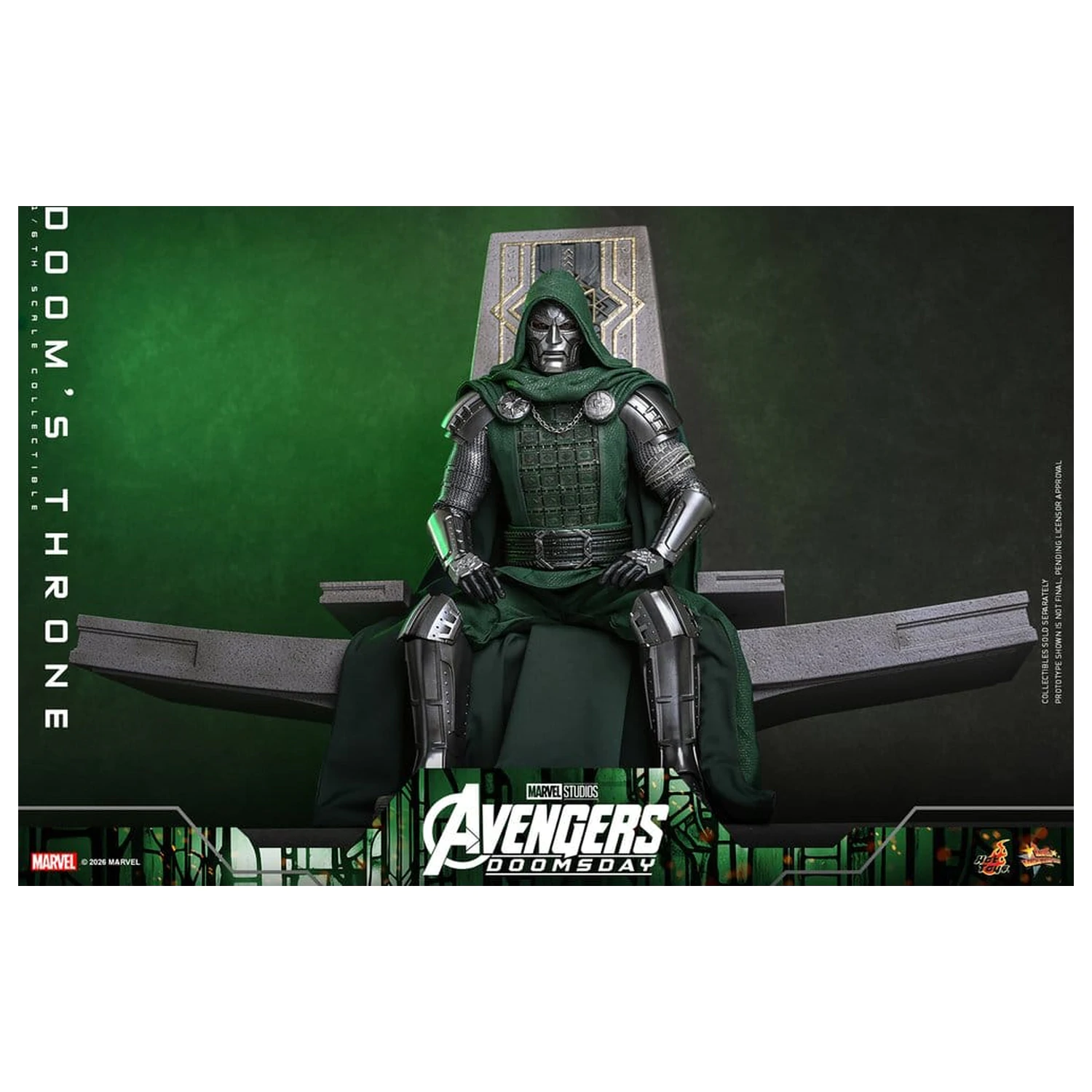 Avengers: Doomsday Movie Masterpiece Akčná figúrka Príslušenstvo 1/6 Doom's Throne 33 cm produktová fotografia