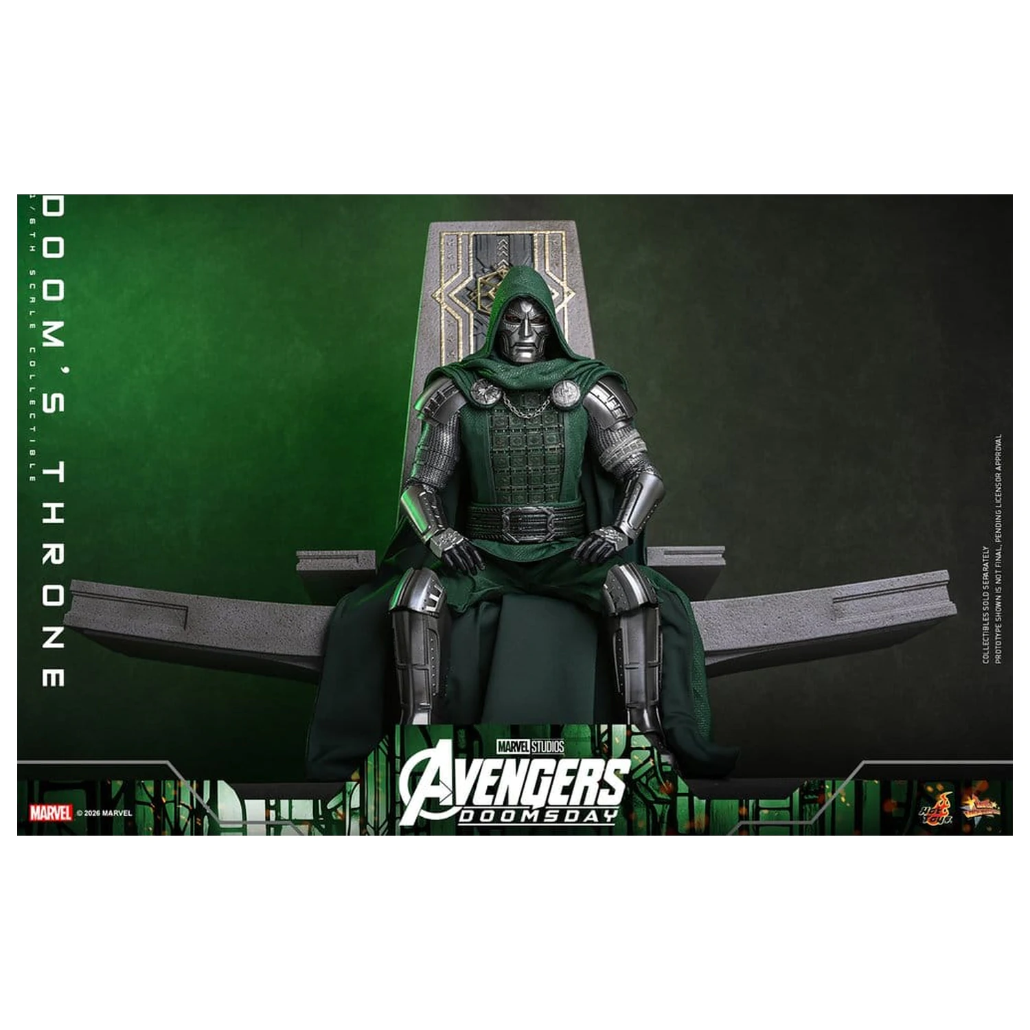 Avengers: Doomsday Movie Masterpiece Akčná figúrka Príslušenstvo 1/6 Doom's Throne 33 cm produktová fotografia