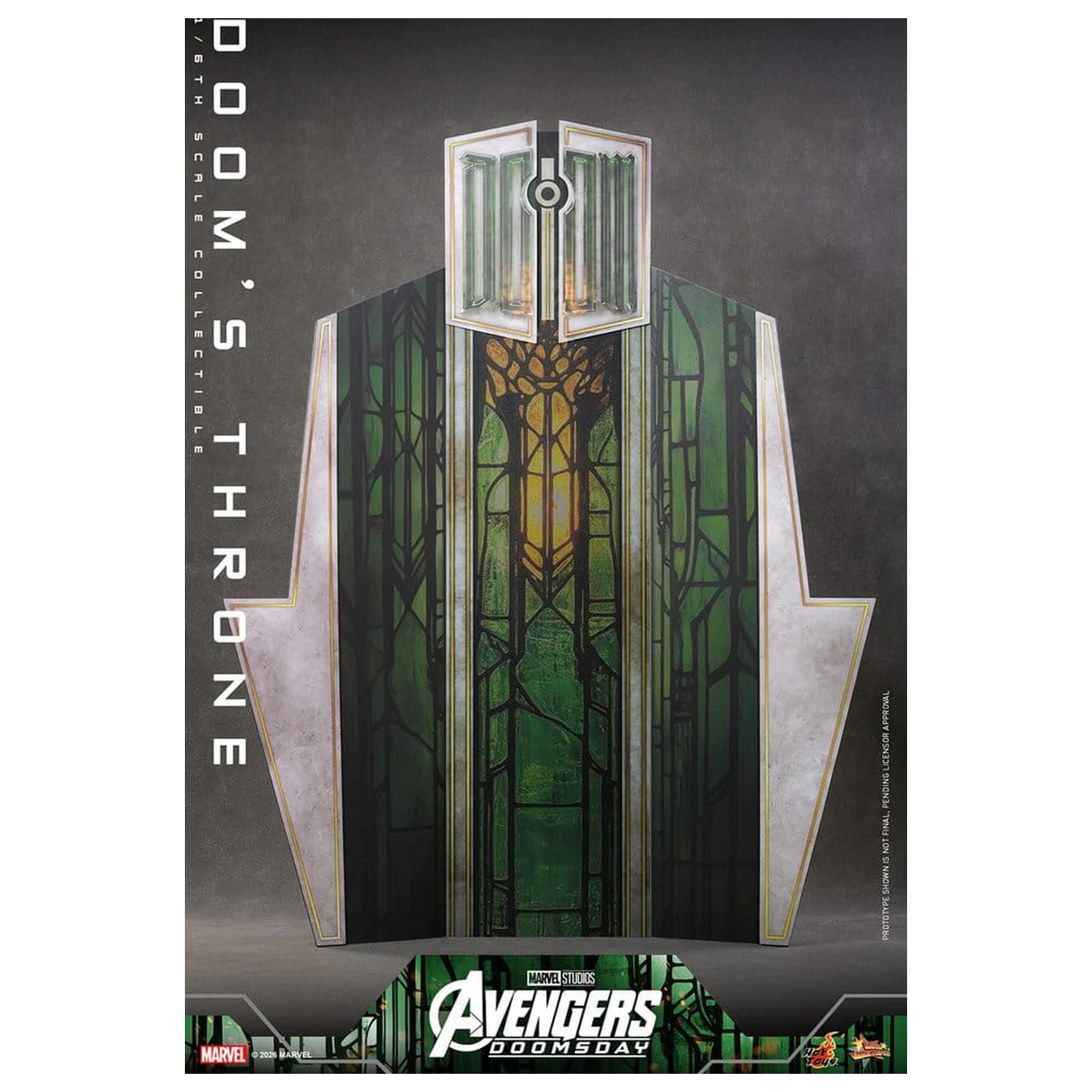 Avengers: Doomsday Movie Masterpiece Akčná figúrka Príslušenstvo 1/6 Doom's Throne 33 cm produktová fotografia