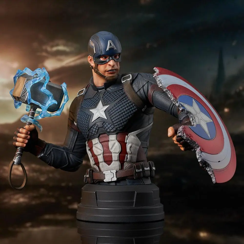 Avengers: Endgame Busta 1/6 Captain America 15 cm produktová fotografia