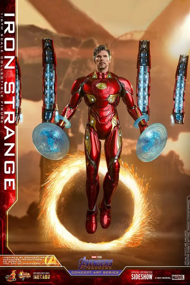 Avengers: Endgame Concept Art Series PVC Akčná figúrka 1/6 Iron Strange 32 cm termékfotó