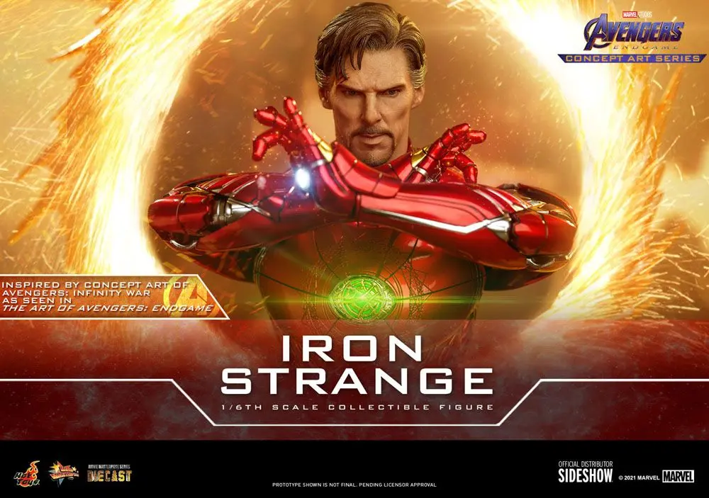 Avengers: Endgame Concept Art Series PVC Akčná figúrka 1/6 Iron Strange 32 cm termékfotó