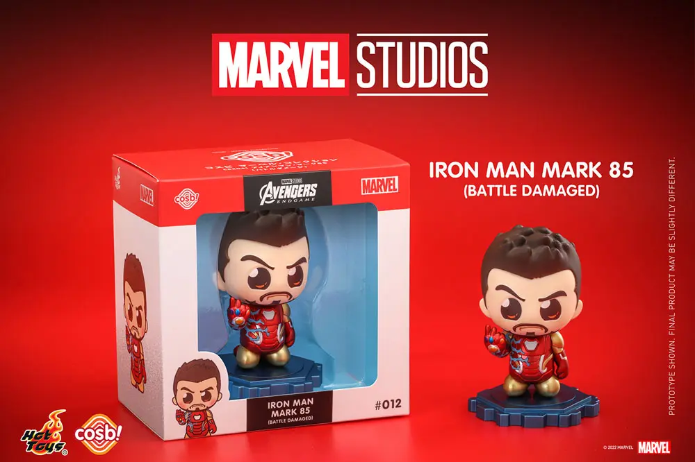 Avengers: Endgame Cosbi Mini figúrka Iron Man Mark 85 (Battle) 8 cm termékfotó