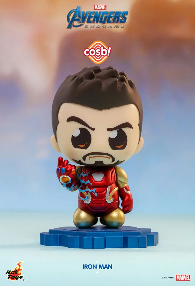 Avengers: Endgame Cosbi Mini figúrka Iron Man Mark 85 (Battle) 8 cm termékfotó