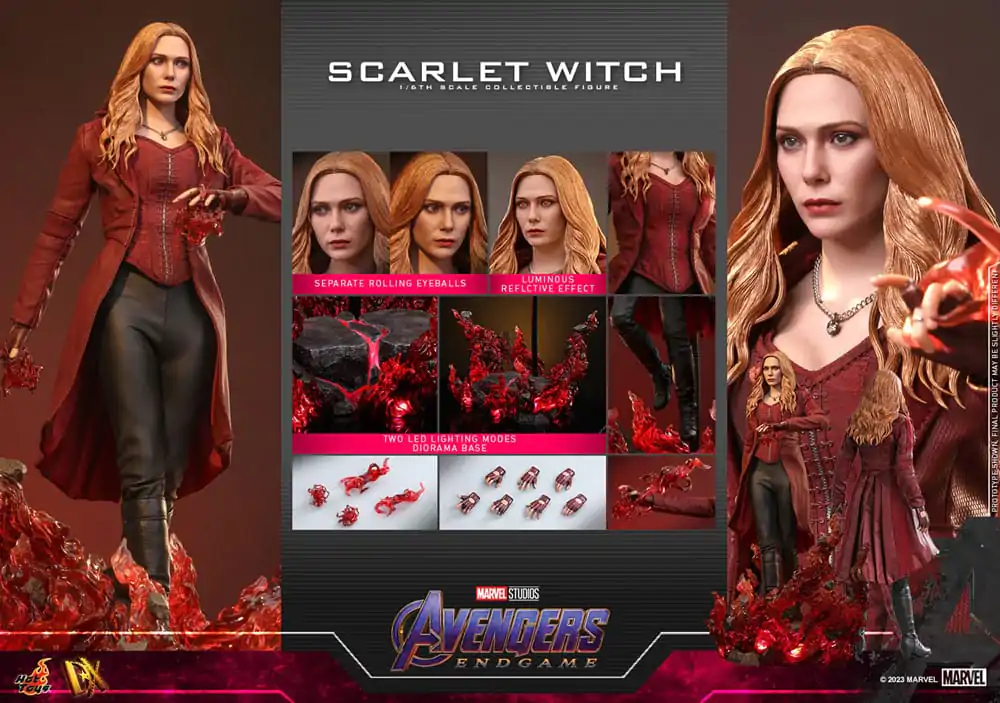 Avengers: Endgame DX Akčná figúrka 1/6 Scarlet Witch 28 cm termékfotó