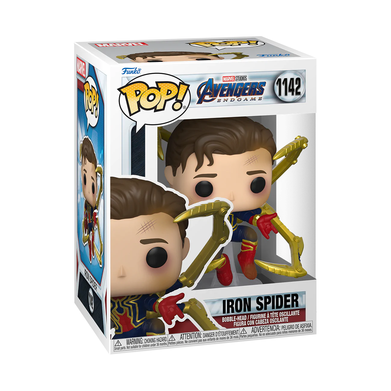 Avengers: Endgame POP! Movies Vinylová figúrka Unmasked Spider-Man 9 cm produktová fotografia