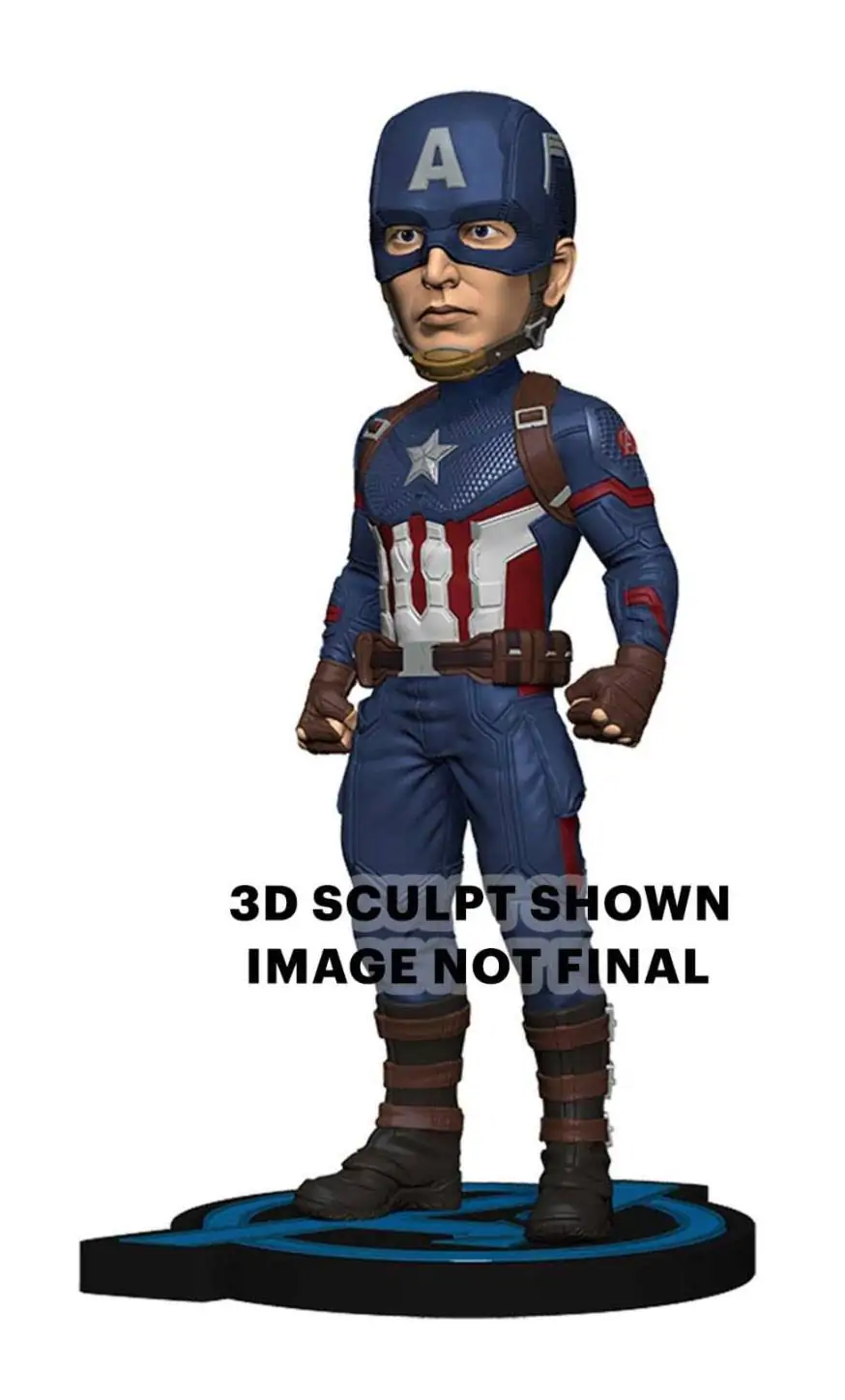 Avengers: Endgame Head Knocker kývajúca hlava Captain America 20 cm produktová fotografia