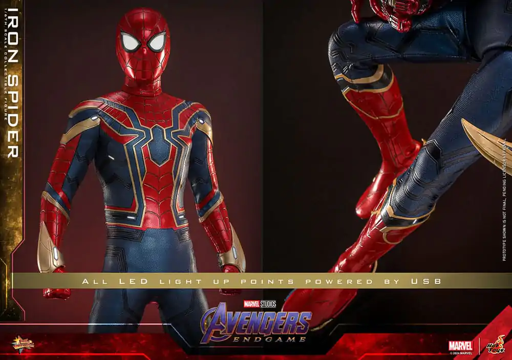 Avengers: Endgame Movie Masterpiece akčná figúrka 1/6 Iron Spider 28 cm termékfotó