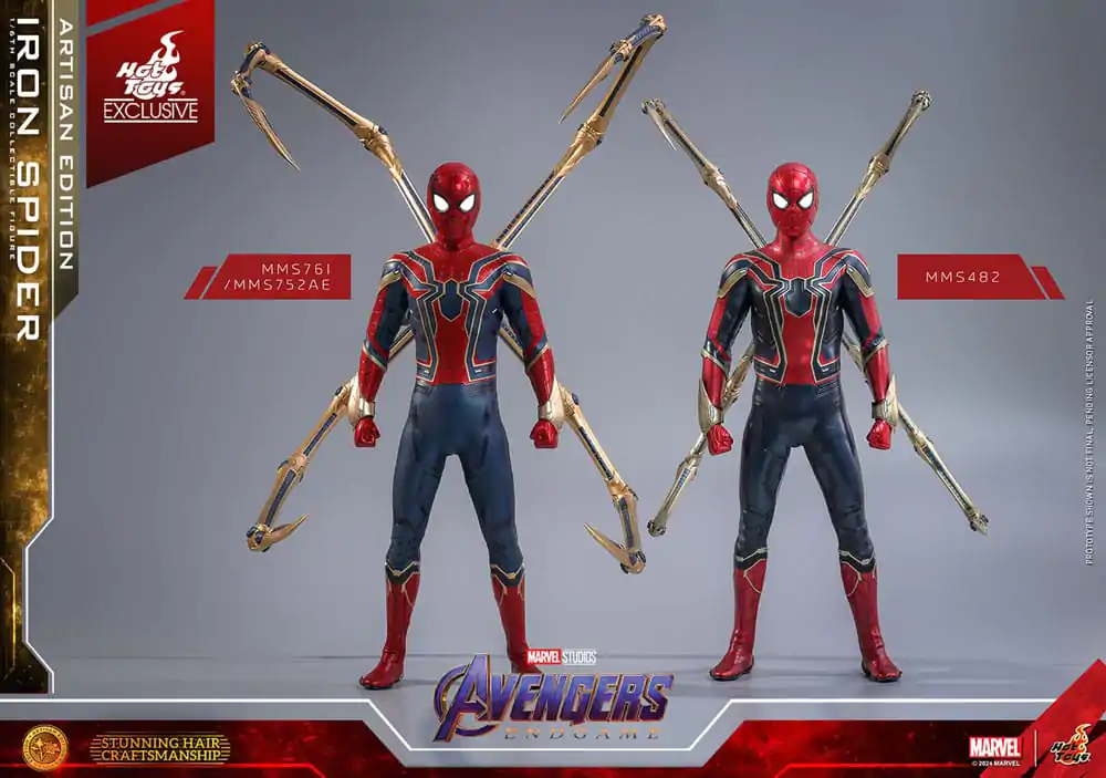 Avengers: Endgame Movie Masterpiece Akčná figúrka 1/6 Iron Spider Artisan Edition 28 cm produktová fotografia