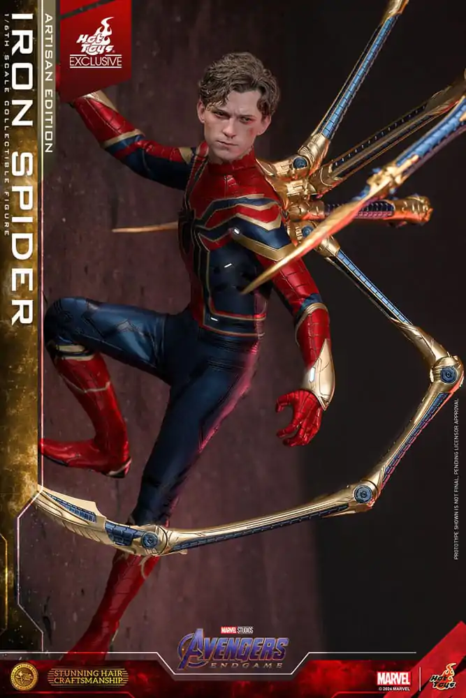 Avengers: Endgame Movie Masterpiece Akčná figúrka 1/6 Iron Spider Artisan Edition 28 cm produktová fotografia