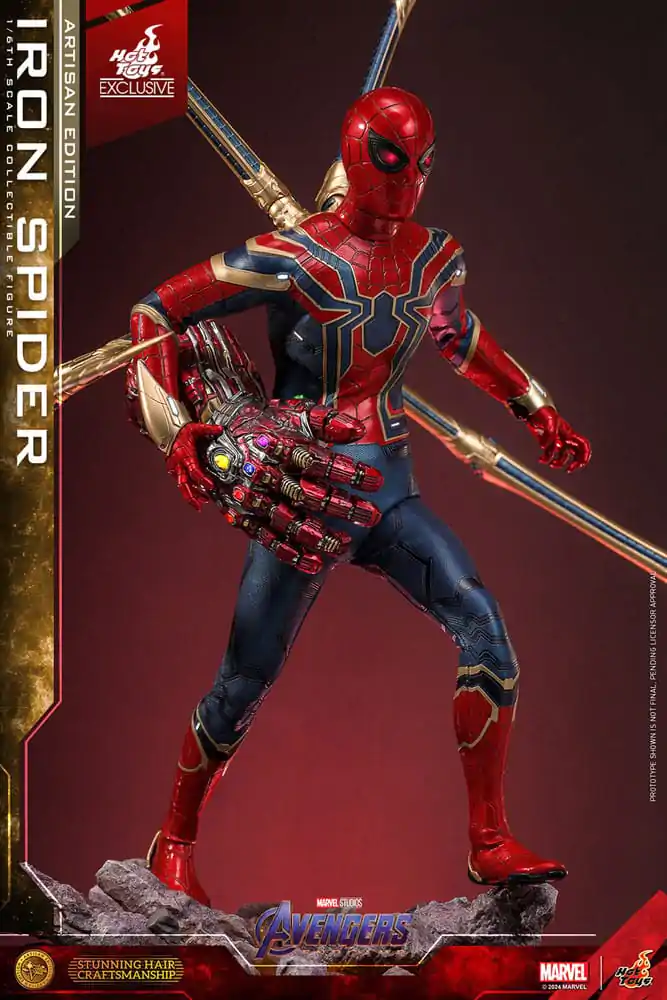 Avengers: Endgame Movie Masterpiece Akčná figúrka 1/6 Iron Spider Artisan Edition 28 cm produktová fotografia
