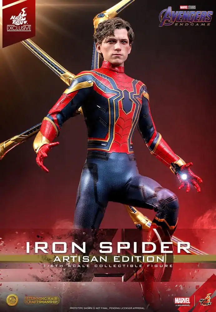 Avengers: Endgame Movie Masterpiece Akčná figúrka 1/6 Iron Spider Artisan Edition 28 cm produktová fotografia