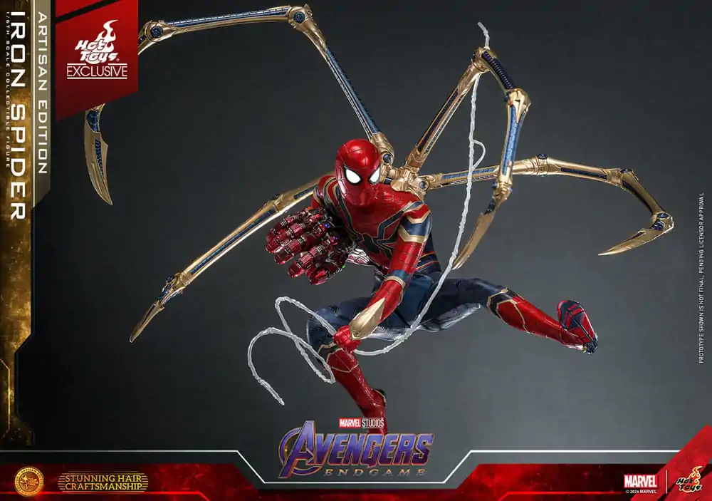 Avengers: Endgame Movie Masterpiece Akčná figúrka 1/6 Iron Spider Artisan Edition 28 cm produktová fotografia