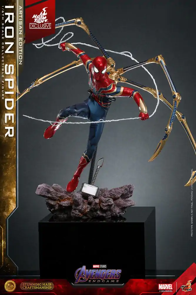 Avengers: Endgame Movie Masterpiece Akčná figúrka 1/6 Iron Spider Artisan Edition 28 cm produktová fotografia