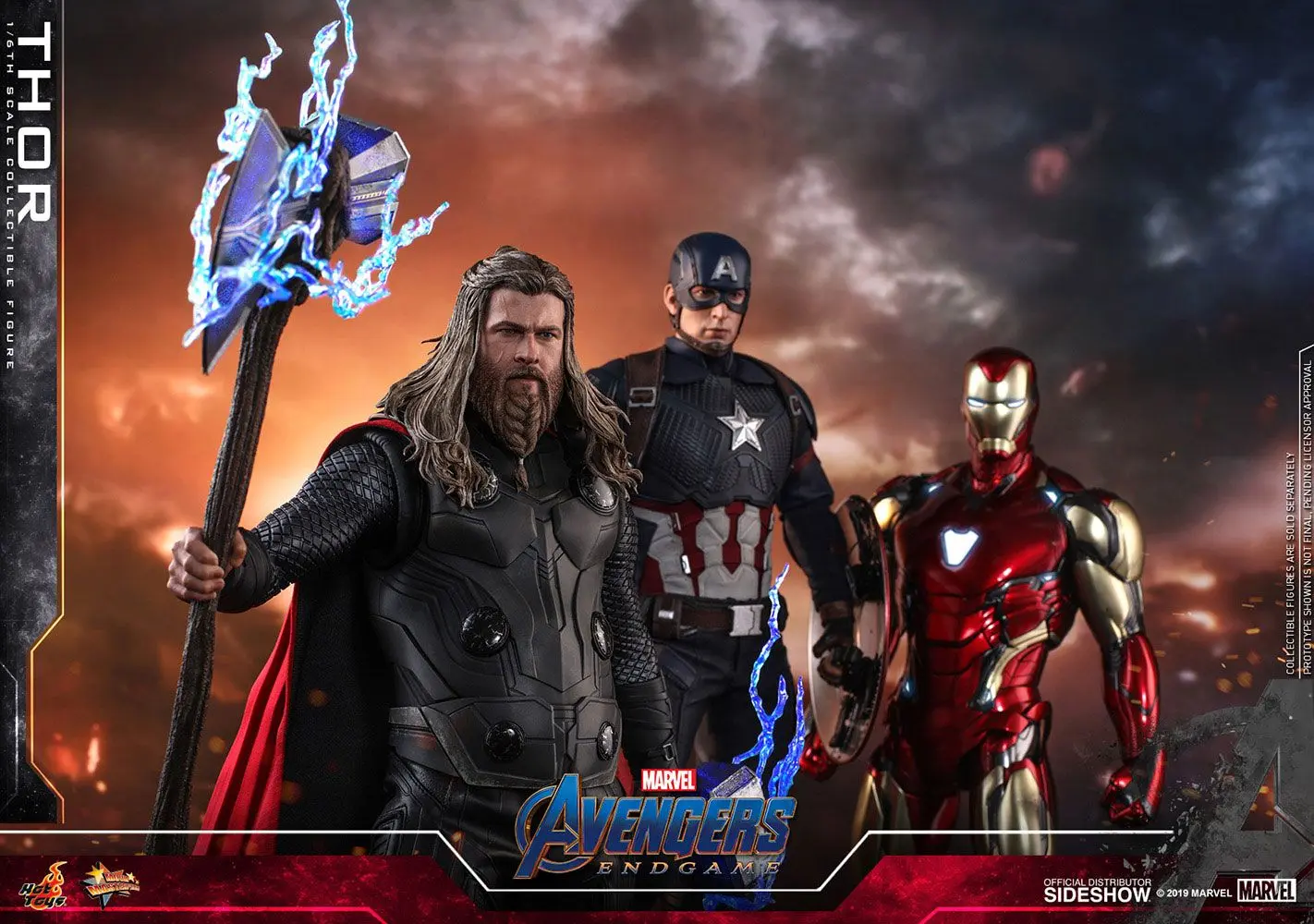 Avengers: Endgame Movie Masterpiece akčná figúrka 1/6 Thor 32 cm produktová fotografia