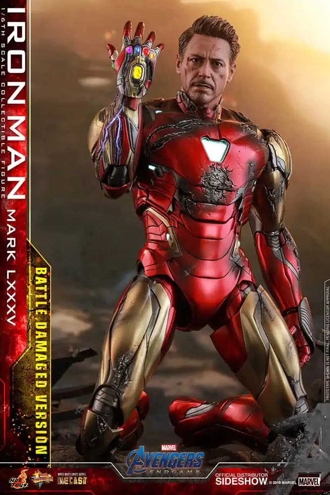Avengers: Endgame Movie Masterpiece Diecast Akčná figúrka 1/6 Iron Man Mark LXXXV (Battle Damaged Version) Special Edition 32 cm produktová fotografia