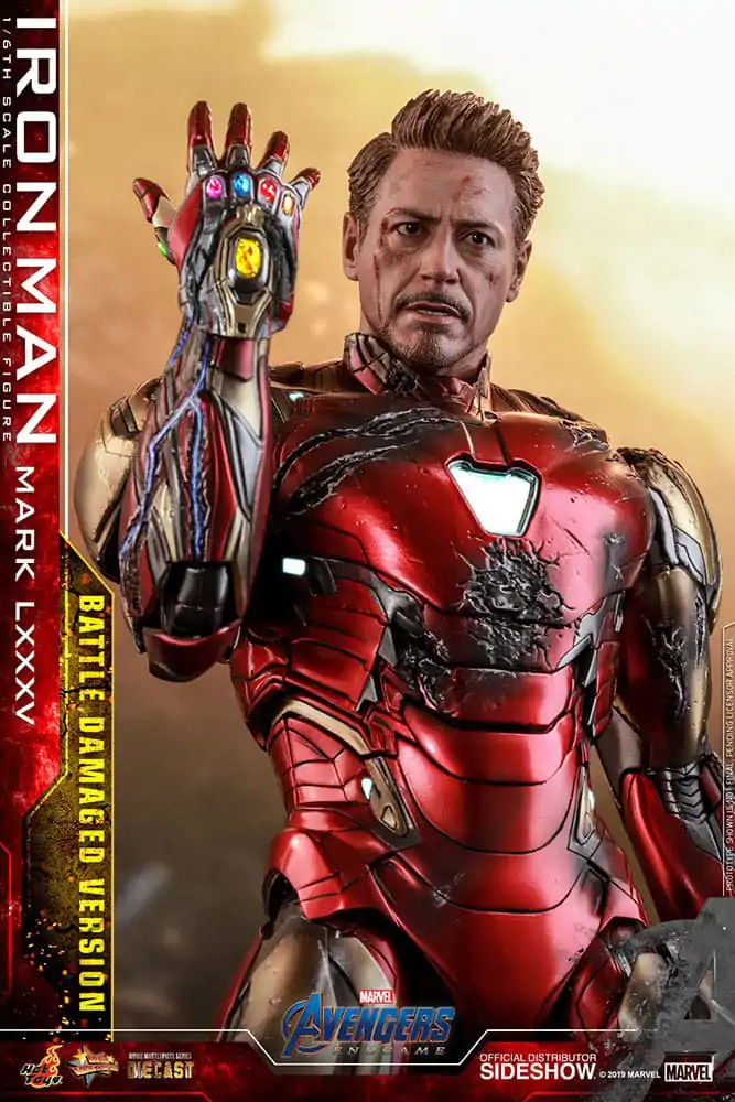 Avengers: Endgame Movie Masterpiece Diecast Akčná figúrka 1/6 Iron Man Mark LXXXV (Battle Damaged Version) Special Edition 32 cm produktová fotografia
