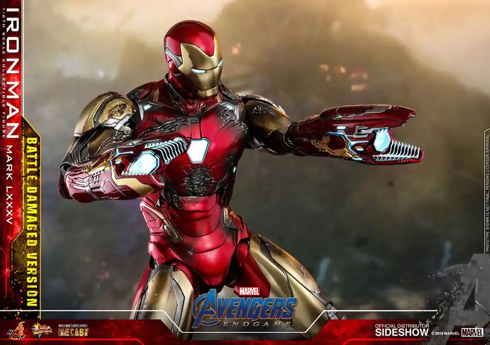 Avengers: Endgame Movie Masterpiece Diecast Akčná figúrka 1/6 Iron Man Mark LXXXV (Battle Damaged Version) Special Edition 32 cm produktová fotografia