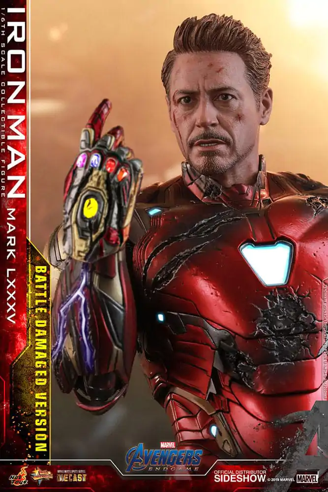 Avengers: Endgame Movie Masterpiece Diecast Akčná figúrka 1/6 Iron Man Mark LXXXV (Battle Damaged Version) Special Edition 32 cm produktová fotografia