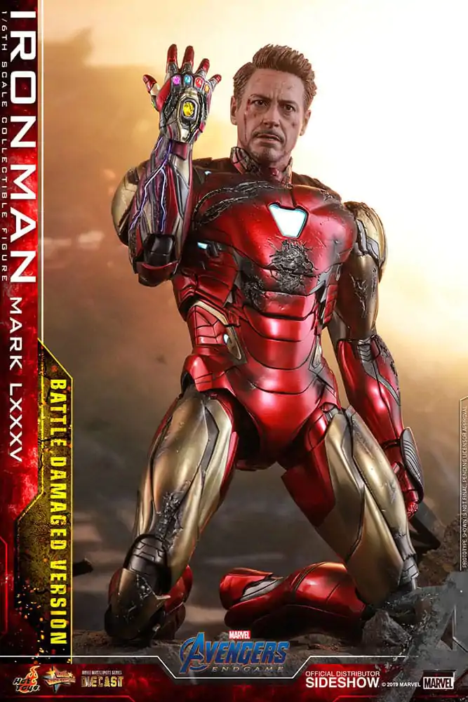 Avengers: Endgame Movie Masterpiece Diecast Akčná figúrka 1/6 Iron Man Mark LXXXV (Battle Damaged Version) Special Edition 32 cm produktová fotografia