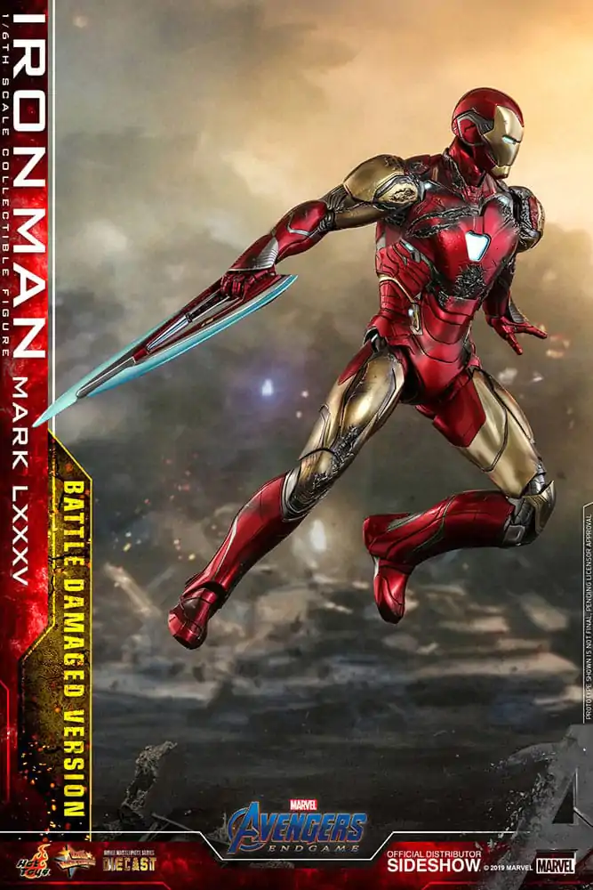 Avengers: Endgame Movie Masterpiece Diecast Akčná figúrka 1/6 Iron Man Mark LXXXV (Battle Damaged Version) Special Edition 32 cm produktová fotografia