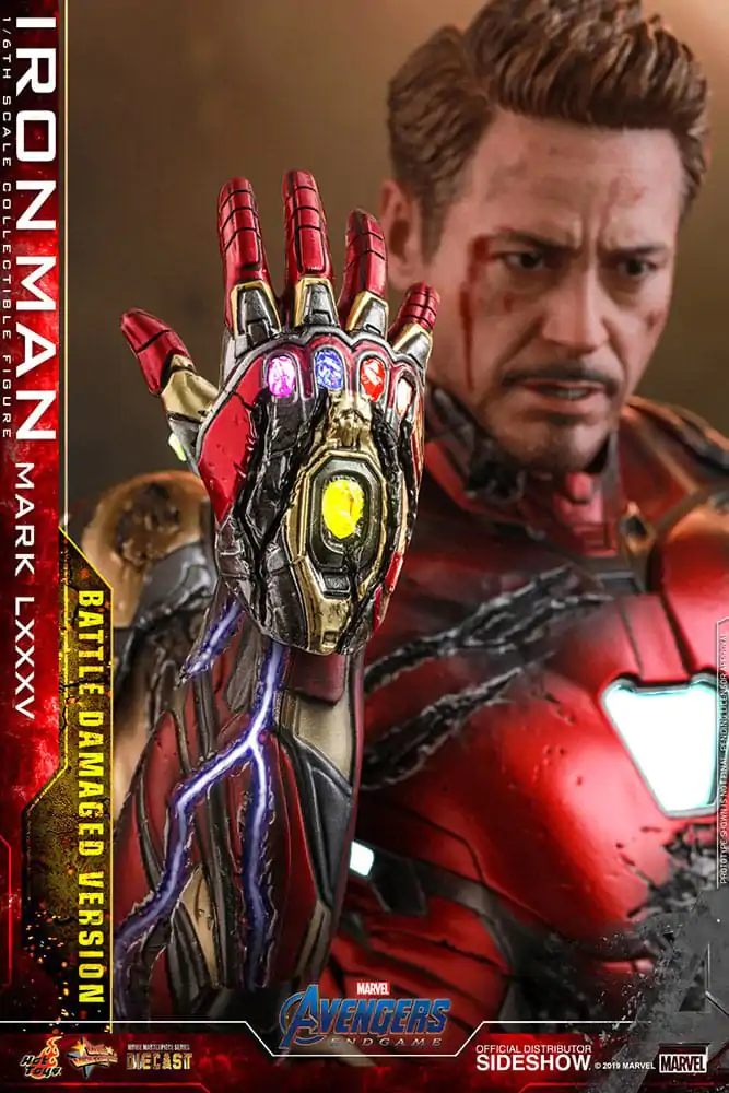 Avengers: Endgame Movie Masterpiece Diecast Akčná figúrka 1/6 Iron Man Mark LXXXV (Battle Damaged Version) Special Edition 32 cm produktová fotografia