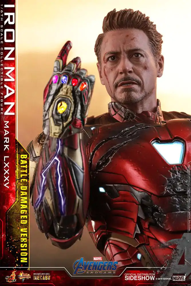 Avengers: Endgame Movie Masterpiece Diecast Akčná figúrka 1/6 Iron Man Mark LXXXV (Battle Damaged Version) Special Edition 32 cm produktová fotografia