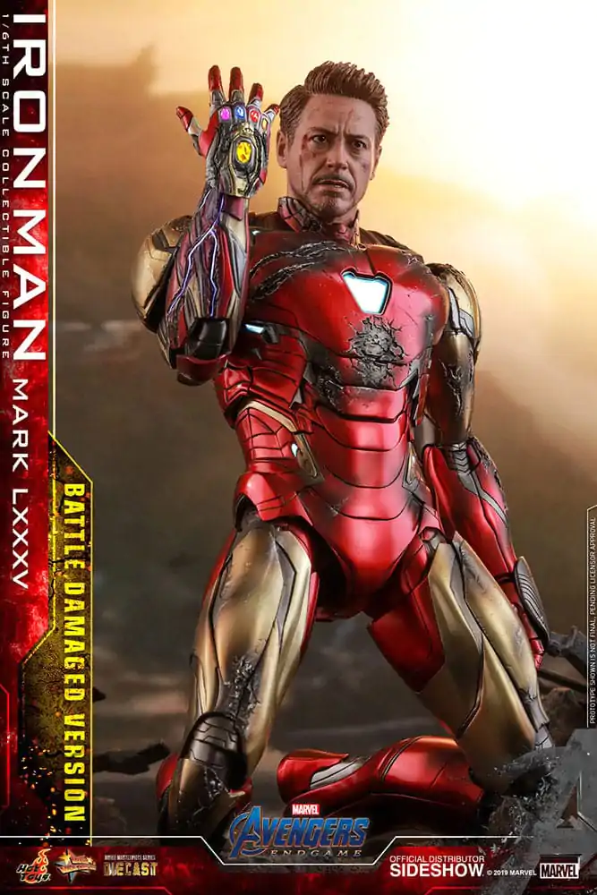 Avengers: Endgame Movie Masterpiece Diecast Akčná figúrka 1/6 Iron Man Mark LXXXV (Battle Damaged Version) Special Edition 32 cm produktová fotografia