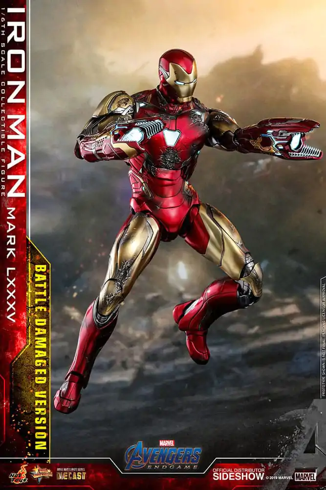Avengers: Endgame Movie Masterpiece Diecast Akčná figúrka 1/6 Iron Man Mark LXXXV (Battle Damaged Version) Special Edition 32 cm produktová fotografia