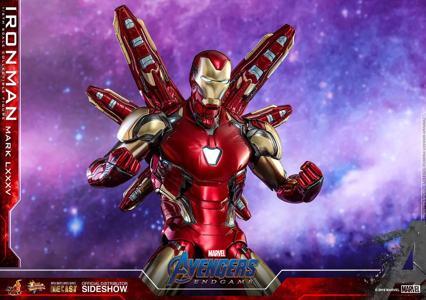 Avengers: Endgame Movie Masterpiece Series Diecast Akčná figúrka 1/6 Iron Man Mark LXXXV 32 cm termékfotó