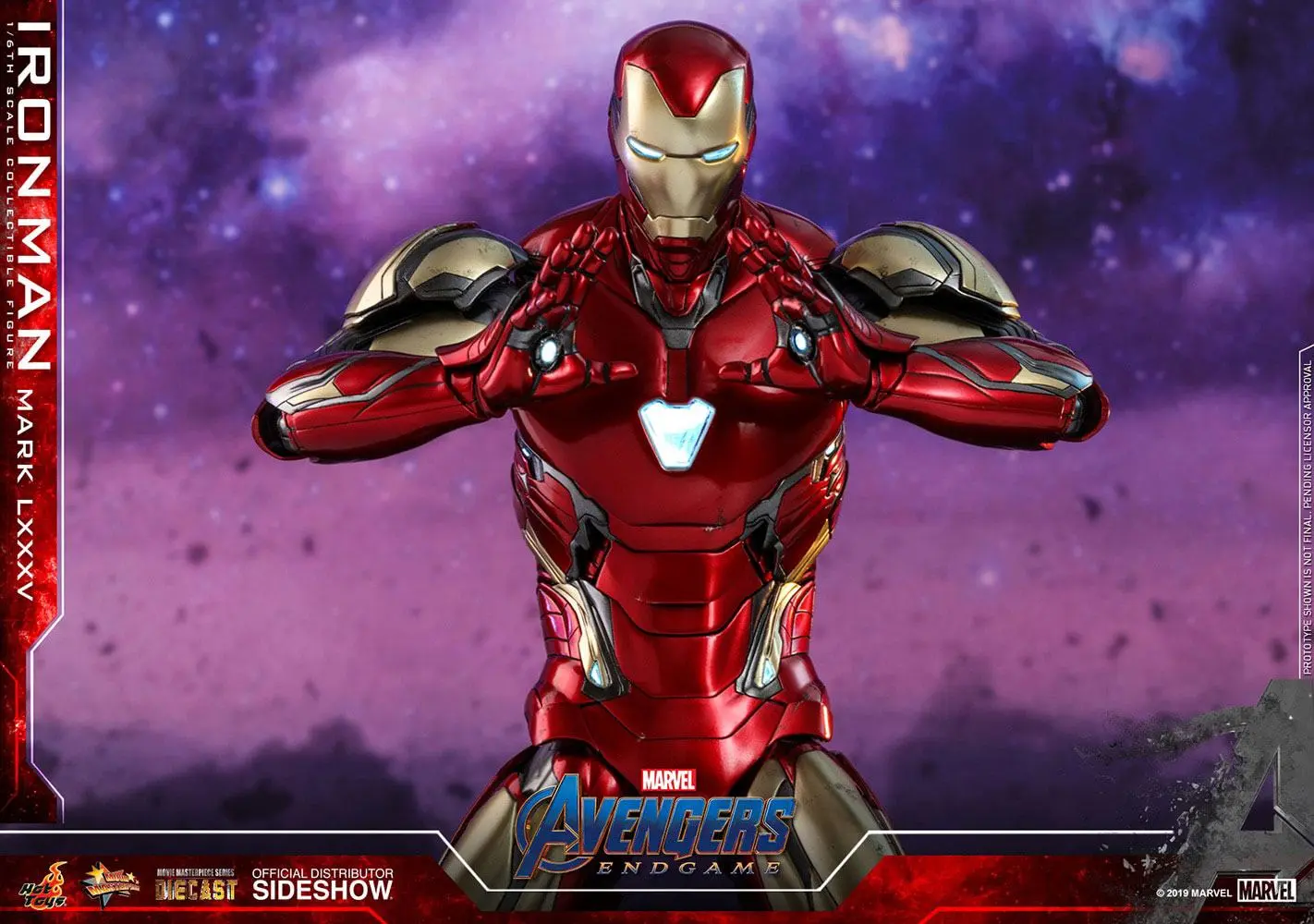 Avengers: Endgame Movie Masterpiece Series Diecast Akčná figúrka 1/6 Iron Man Mark LXXXV 32 cm termékfotó