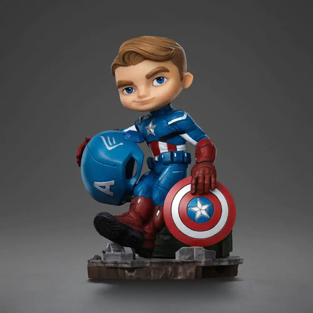 Avengers Infinity Saga Mini Co. PVC figúrka Captain America 14 cm termékfotó