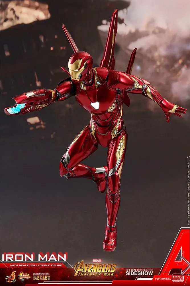 Avengers Infinity War Diecast Movie Masterpiece Akčná figúrka 1/6 Iron Man 32 cm termékfotó